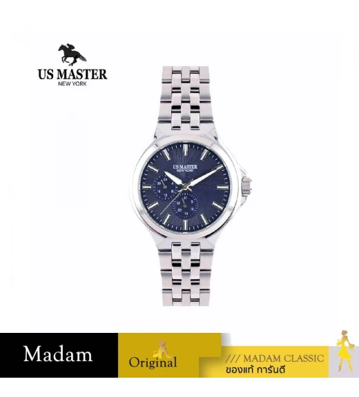 นาฬิกา US MASTER NEW YORK USM-EI03-NV ABRAHAM EI03 38 MM, NAVY BLUE นาฬิกา US MASTER NEW YORK USM-EI03-NV ABRAHAM EI03 38 MM, NAVY BLUE