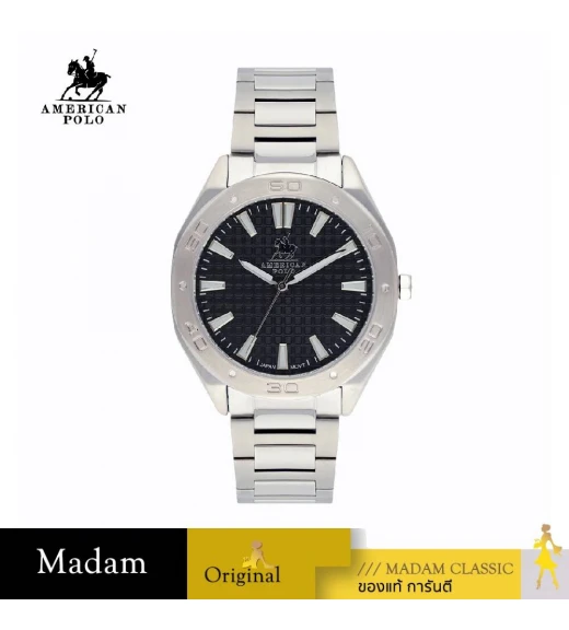 นาฬิกา AMERICAN POLO APSSBK120G AMERICAN 120G 40 MM.,BLACK นาฬิกา AMERICAN POLO APSSBK120G AMERICAN 120G 40 MM.,BLACK