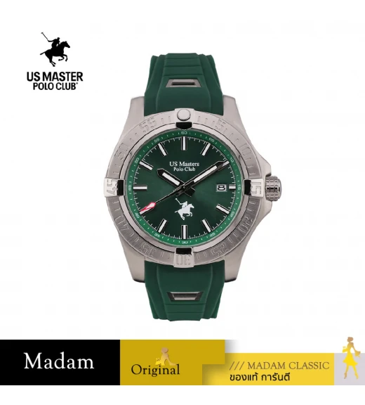 นาฬิกา US MASTERS POLO CLUB USM-DD18-GN OHIO CLASS ADAMANTINE DATE 44 MM.,GREEN	