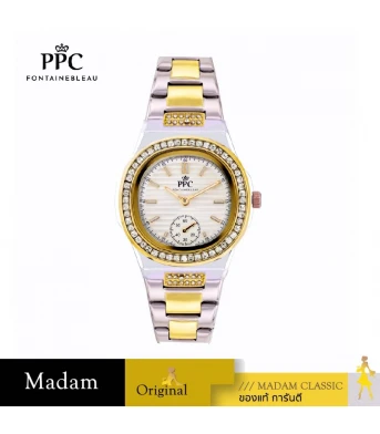 นาฬิกา PPC FONTAINEBLEAU PPC-EK02-SGD-WE MEDICI EK02  32.5MM,SILVER GOLD / WHITE	