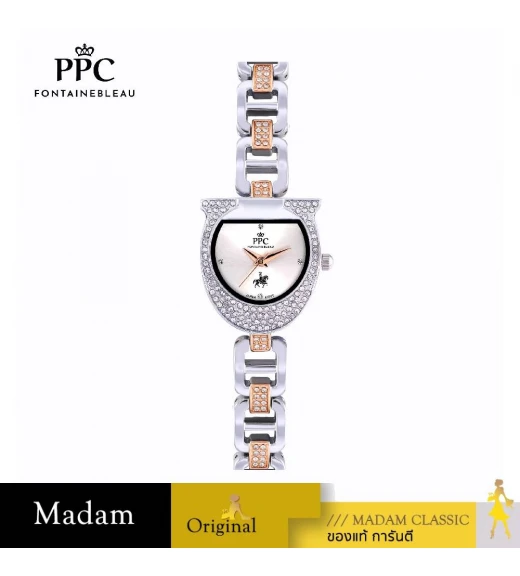 นาฬิกา PPC FONTAINEBLEAU PPC-EK05-SRG-WE CANNES EK05 24 MM.,SILVER ROSEGOLD / WHITE นาฬิกา PPC FONTAINEBLEAU PPC-EK05-SRG-WE CANNES EK05 24 MM.,SILVER ROSEGOLD / WHITE