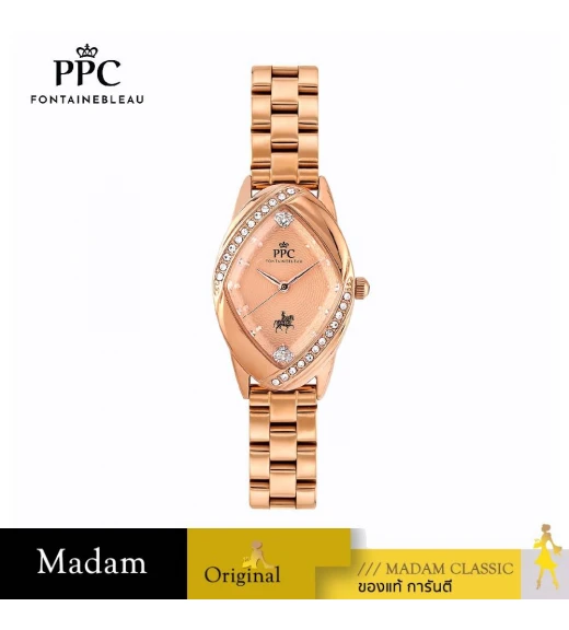 นาฬิกา PPC FONTAINEBLEAU PPC-ED12-RG CANNES ED12 22 MM.,ROSEGOLD นาฬิกา PPC FONTAINEBLEAU PPC-ED12-RG CANNES ED12 22 MM.,ROSEGOLD