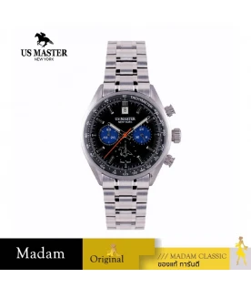 นาฬิกา US MASTER NEW YORK  USM-DL01S-BBU SPEEDKING DL01S  42 MM,BLACK / BLUE	