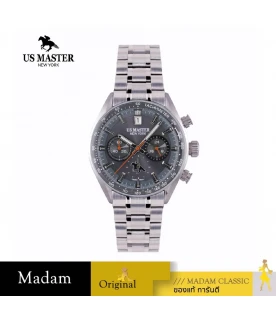นาฬิกา US MASTER NEW YORK   USM-DL01S-GBK SPEEDKING DL01S  42 MM,GREY / BLACK	