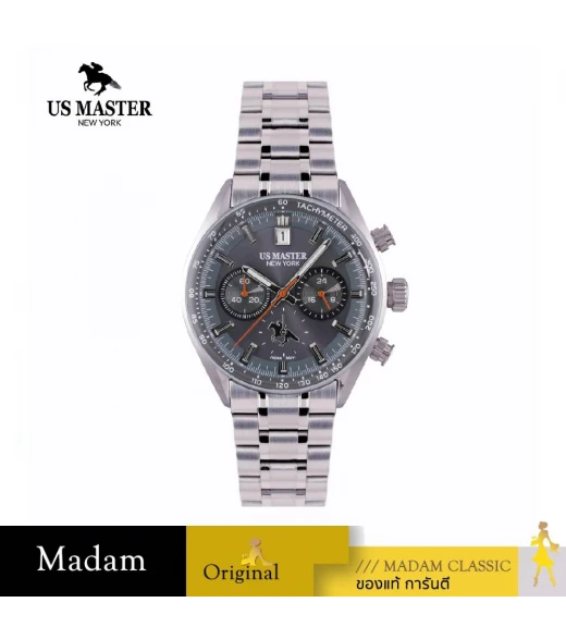 นาฬิกา US MASTER NEW YORK USM-DL01S-GBK SPEEDKING DL01S 42 MM,GREY / BLACK นาฬิกา US MASTER NEW YORK USM-DL01S-GBK SPEEDKING DL01S 42 MM,GREY / BLACK