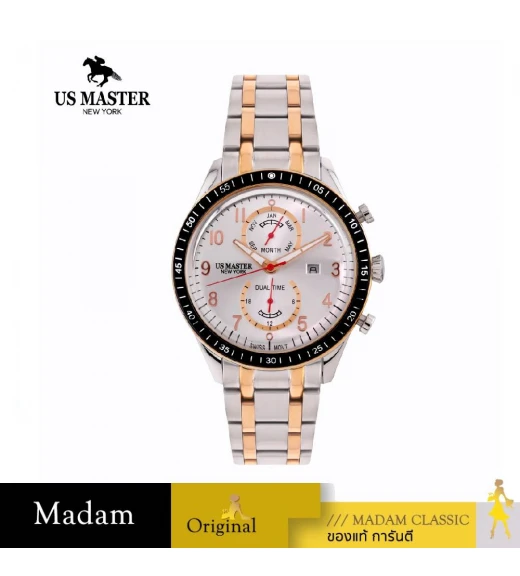 นาฬิกา US MASTER NEW YORK USM-EK11S-SRG-WE ABRAHAM EK11S 44MM,SILVER ROSEGOLD / WHITE นาฬิกา US MASTER NEW YORK USM-EK11S-SRG-WE ABRAHAM EK11S 44MM,SILVER ROSEGOLD / WHITE