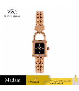 นาฬิกา PPC FONTAINEBLEAU PPC-EI01-RG-BK CANNES EI01 22 × 36.7 MM.,ROSEGOLD / BLACK