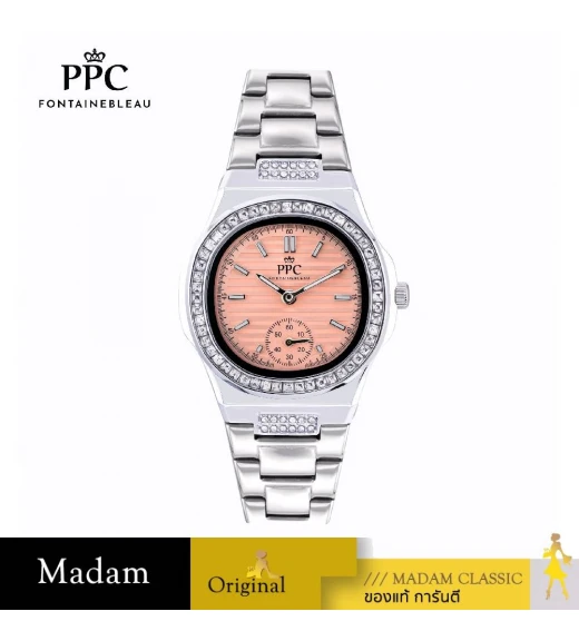 นาฬิกา PPC FONTAINEBLEAU PPC-EK02-CPK MEDICI EK02 32.5 MM.,CHAMPAGNE PINK