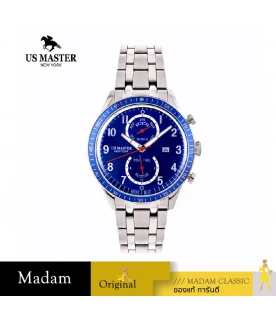 นาฬิกา US MASTER NEW YORK   USM-EK11S-BU ABRAHAM EK11S  44MM,BLUE	