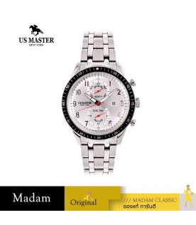 นาฬิกา US MASTER NEW YORK  USM-EK11S-WE ABRAHAM EK11S  44MM,WHITE	