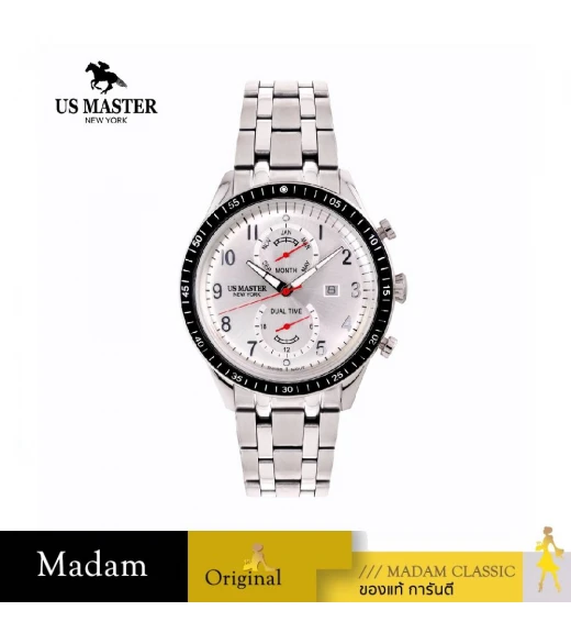 นาฬิกา US MASTER NEW YORK USM-EK11S-WE ABRAHAM EK11S 44MM,WHITE นาฬิกา US MASTER NEW YORK USM-EK11S-WE ABRAHAM EK11S 44MM,WHITE