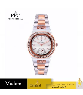 นาฬิกา PPC FONTAINEBLEAU  PPC-EK02-SRG-WE MEDICI EK02  32.5MM, SILVER ROSEGOLD / WHITE	