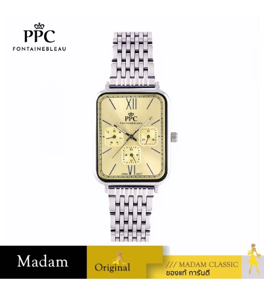นาฬิกา PPC FONTAINEBLEAU PPC-EK01-CGD DORÉE EK01 33 MM.,CHAMPAGNE GOLD