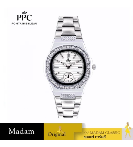 นาฬิกา PPC FONTAINEBLEAU PPC-EK02-WE MEDICI EK02 32.5MM,WHITE นาฬิกา PPC FONTAINEBLEAU PPC-EK02-WE MEDICI EK02 32.5MM,WHITE