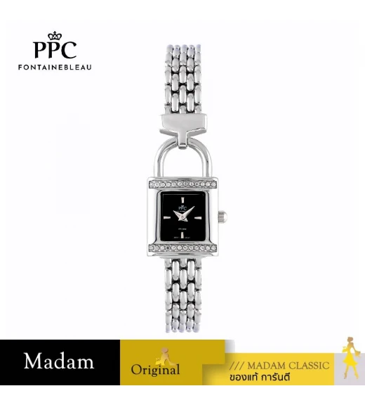 นาฬิกา PPC FONTAINEBLEAU PPC-EI01-BK CANNES EI01 22 × 36.7 MM.,BLACK