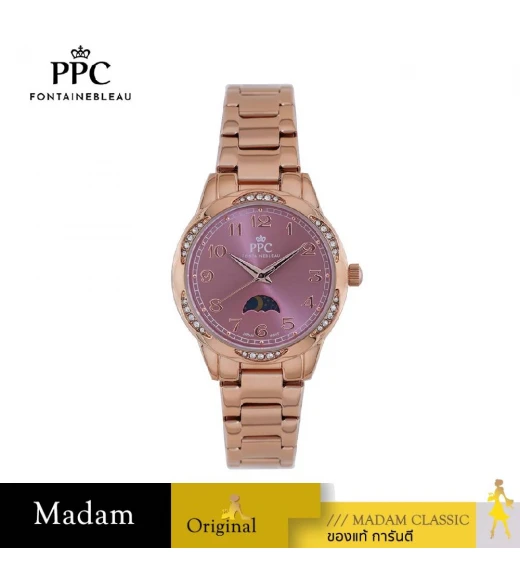 นาฬิกา PPC FONTAINEBLEAU PPC-EE09-RG-PK ÉTOILE EE09 33 MM.,ROSEGOLD / PINK นาฬิกา PPC FONTAINEBLEAU PPC-EE09-RG-PK ÉTOILE EE09 33 MM.,ROSEGOLD / PINK