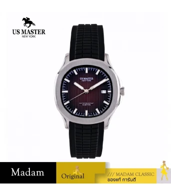 นาฬิกา US MASTER NEW YORK   USM-EK01-BK-BR EMPIRE EK01 40 MM,BLACK / BROWN	