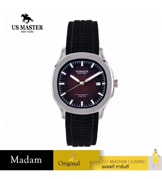 นาฬิกา US MASTER NEW YORK   USM-EK01-BK-BR EMPIRE EK01 40 MM,BLACK / BROWN	