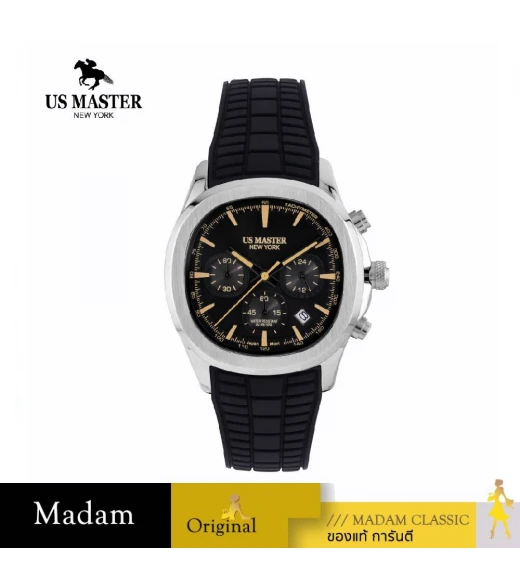 นาฬิกา US MASTER NEW YORK  USM-EI02-BK-BK EMPIRE EI02 40 MM,BLACK / BLACK	