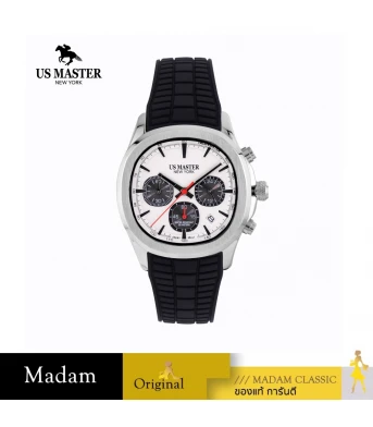 นาฬิกา US MASTER NEW YORK USM-EI02-BK-WBK EMPIRE EI02 40 MM,BLACK / WHITE BLACK