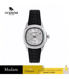 นาฬิกา US MASTER NEW YORK  USM-EI01-BK-WE EMPIRE LADY EI01  30*36 MM,BLACK / WHITE	