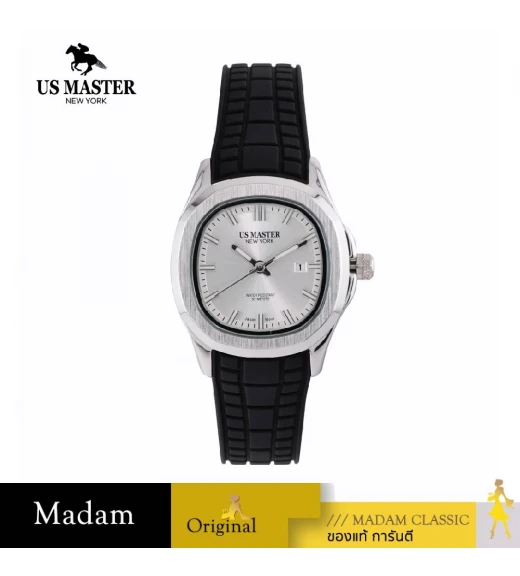 นาฬิกา US MASTER NEW YORK  USM-EI01-BK-WE EMPIRE LADY EI01  30*36 MM,BLACK / WHITE	