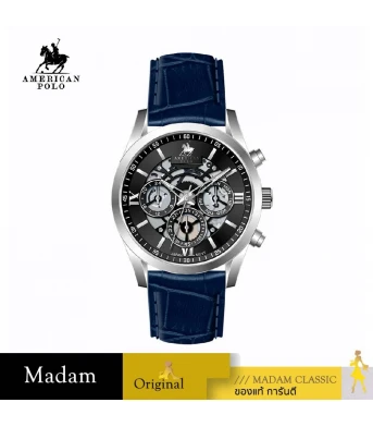 นาฬิกา AMERICAN POLO APSSBK112G AMERICAN 112G 43 MM.,NAVY BLUE / BLACK