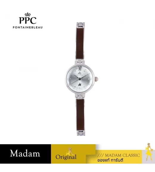 นาฬิกา PPC FONTAINEBLEAU PPC-ED04-WE CANNES GLITTER 23 MM,WHITE