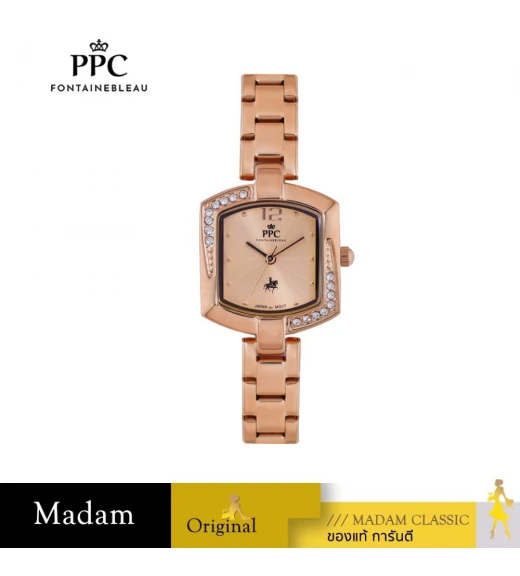นาฬิกา PPC FONTAINEBLEAU PPC-EE12-RG DORÉE EE12 22 MM,ROSEGOLD