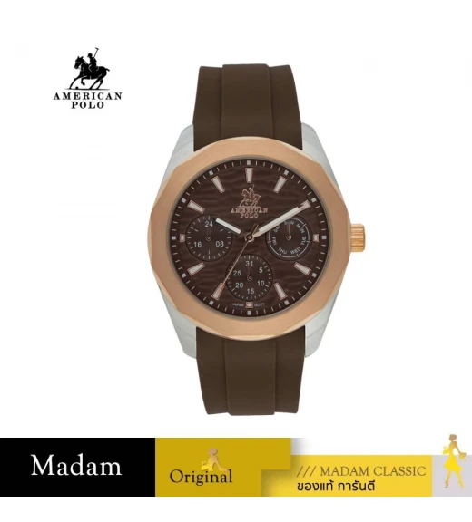 นาฬิกา AMERICAN POLO APTTRGBN118G AMERICAN 118G 43 MM,BROWN