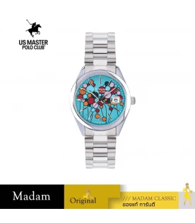 นาฬิกา US MASTERS POLO CLUB USM-EC03-CY CARTER BALLOON DATE 36 MM,CYAN
