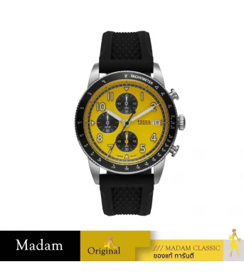 นาฬิกาข้อมือผู้ชาย FOSSIL FS6044,42 MM.,SILICON,BLACK		
