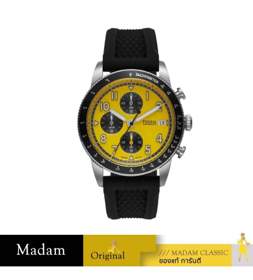 นาฬิกาข้อมือผู้ชาย FOSSIL FS6044,42 MM.,SILICON,BLACK		