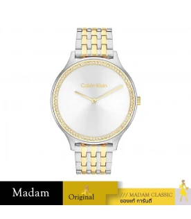 นาฬิกา CALVIN KLEIN CK25100002,38 MM,STAINLESS STEEL,SILVER / GOLD