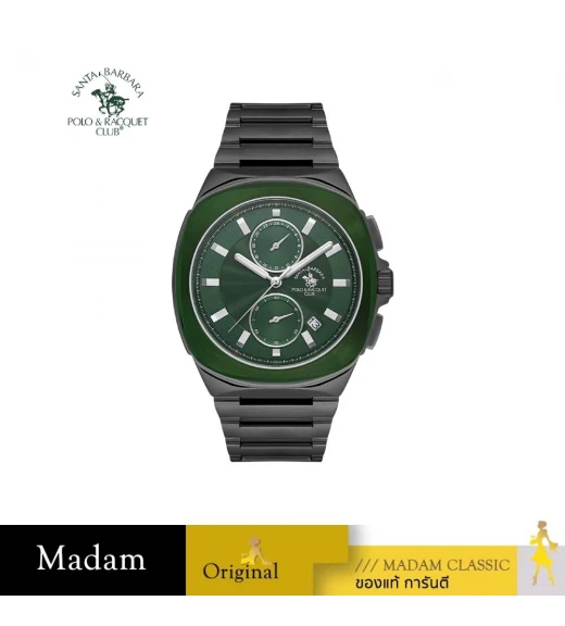 นาฬิกา SANTA BARBARA POLO & RACQUET CLUB SB.1.10610 LUXURY GENTS SB.1.10610 44*50 MM,PLATING BLACK / GREEN