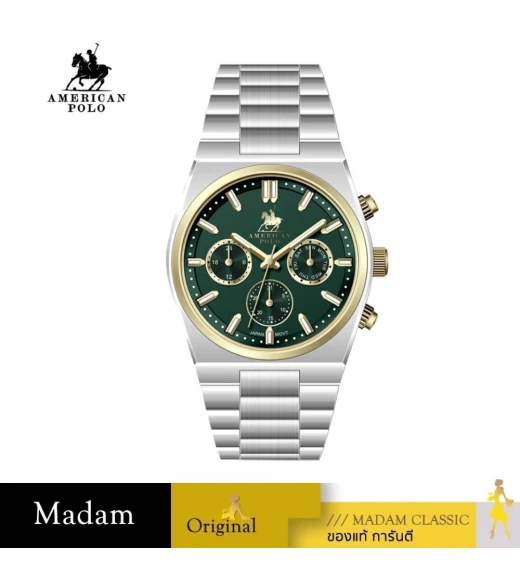นาฬิกา AMERICAN POLO APTTGPGR109G AMERICAN 109G 40 MM,GREEN นาฬิกา AMERICAN POLO APTTGPGR109G AMERICAN 109G 40 MM,GREEN