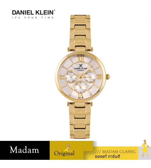 นาฬิกา DANIEL KLEIN DK.1.12935-2 PREMIUM LADIES 38 MM.,GOLD นาฬิกา DANIEL KLEIN DK.1.12935-2 PREMIUM LADIES 38 MM.,GOLD