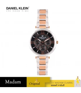 นาฬิกา DANIEL KLEIN DK.1.12935-3 PREMIUM LADIES 38 MM.,SILVER / ROSEGOLD BLACK