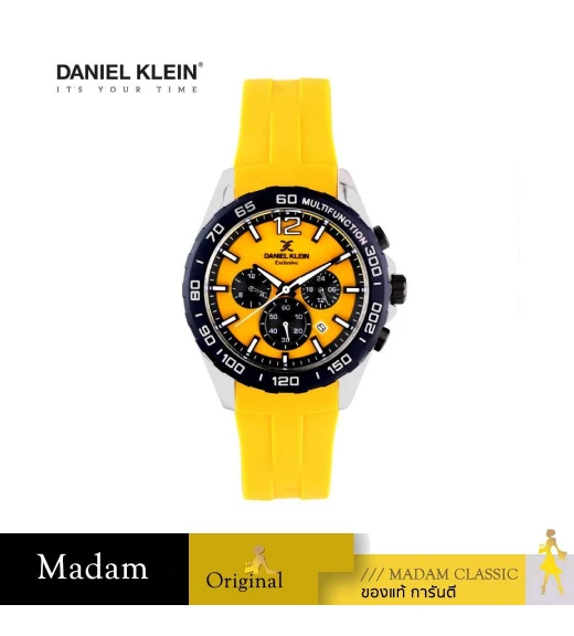 นาฬิกา DANIEL KLEIN DK.1.13742-3 EXCLUSIVE GENTS 44 MM.,YELLOW นาฬิกา DANIEL KLEIN DK.1.13742-3 EXCLUSIVE GENTS 44 MM.,YELLOW