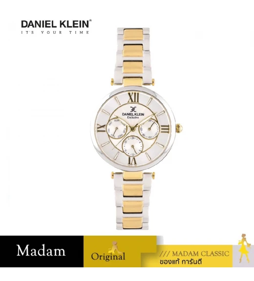 นาฬิกา DANIEL KLEIN DK.1.12935-5 PREMIUM LADIES 38 MM.,SILVER / GOLD นาฬิกา DANIEL KLEIN DK.1.12935-5 PREMIUM LADIES 38 MM.,SILVER / GOLD
