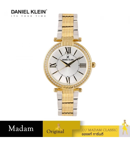 นาฬิกา DANIEL KLEIN DK11138-6 PREMIUM LADIES 34 MM,SILVER / GOLD