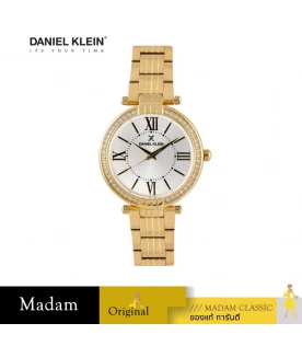 นาฬิกา DANIEL KLEIN DK11138-1 PREMIUM LADIES GOLD 34 MM.,GOLD