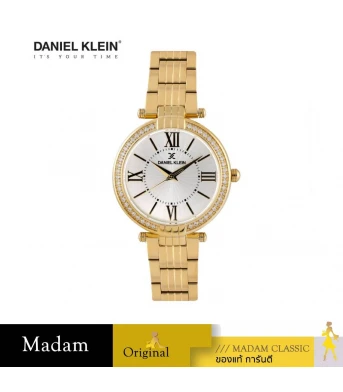 นาฬิกา DANIEL KLEIN DK11138-1 PREMIUM LADIES GOLD 34 MM.,GOLD