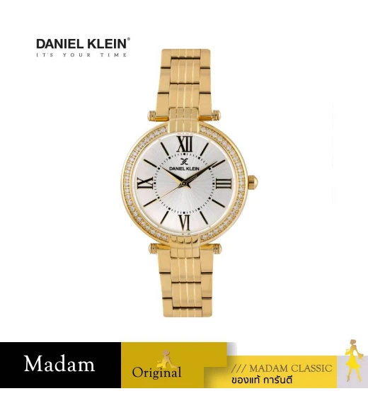 นาฬิกา DANIEL KLEIN DK11138-1 PREMIUM LADIES GOLD 34 MM.,GOLD