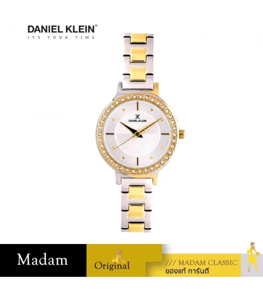 นาฬิกา DANIEL KLEIN DK11758-4 PREMIUM LADIES 31 MM,SILVER / GOLD นาฬิกา DANIEL KLEIN DK11758-4 PREMIUM LADIES 31 MM,SILVER / GOLD