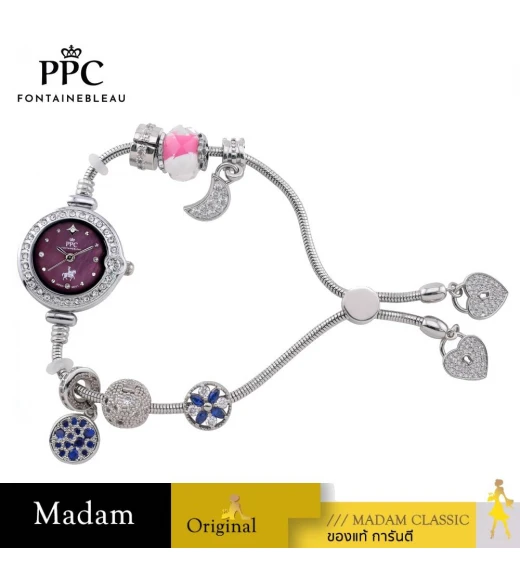 นาฬิกา PPC FONTAINEBLEAU PPC-EH02-VLT CANNES EH02 22–20 MM.,VIOLET นาฬิกา PPC FONTAINEBLEAU PPC-EH02-VLT CANNES EH02 22–20 MM.,VIOLET
