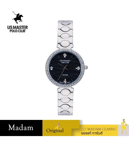 นาฬิกา US MASTERS POLO CLUB USM-DF11-BK FIRST LADY WIND 30 MM.,BLACK นาฬิกา US MASTERS POLO CLUB USM-DF11-BK FIRST LADY WIND 30 MM.,BLACK