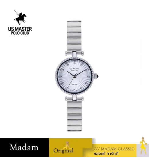 นาฬิกา US MASTERS POLO CLUB USM-DE20-WE FIRST LADY PEARL OYSTER 26 CM.,WHITE