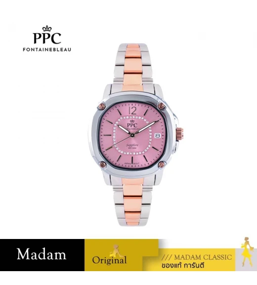 นาฬิกา PPC FONTAINEBLEAU PPC-EG09-SRG-PK CHARLES EG09 35 MM,SILVER ROSEGOLD / PINK นาฬิกา PPC FONTAINEBLEAU PPC-EG09-SRG-PK CHARLES EG09 35 MM,SILVER ROSEGOLD / PINK