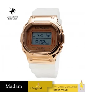 นาฬิกา US MASTERS POLO CLUB AS11.243-WE-RG AS11.243 44.5 MM.,ROSE GOLD / WHITE